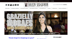 Desktop Screenshot of belezasergipana.com
