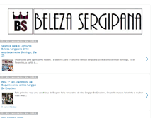 Tablet Screenshot of belezasergipana.com